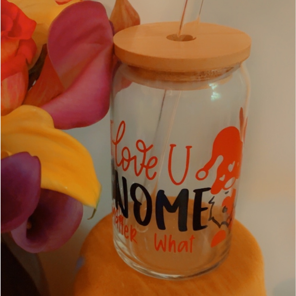 Glass Beer Can Cup